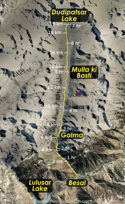 Dudipatsar Lake Map