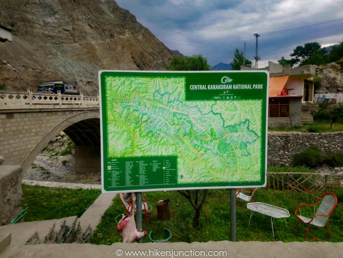 Haramosh valley map